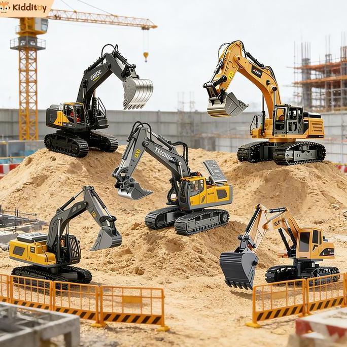 Mainan Excavator Remote Control Besar Mobil Ekskavator Rc Excavator