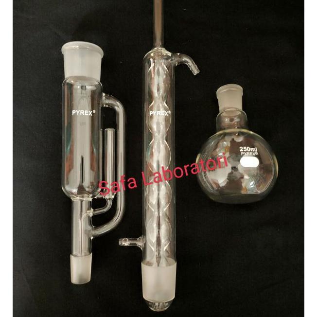 Soxhlet Set 250Ml Pyrex/ Soxhlet Extractor 250Ml Pyrex