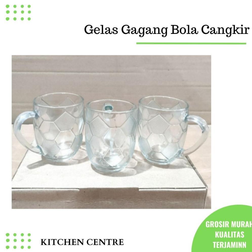 Gelas Cangkir Kaca Motif Segi Lima Kopi Gelas Kopi Ulir Kaca Bening