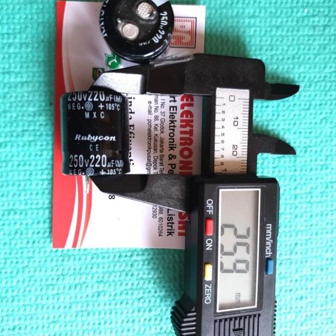 220UF250V 220UF 250V 220 UF 250 V ELCO CAPACITOR ELKO PCMED