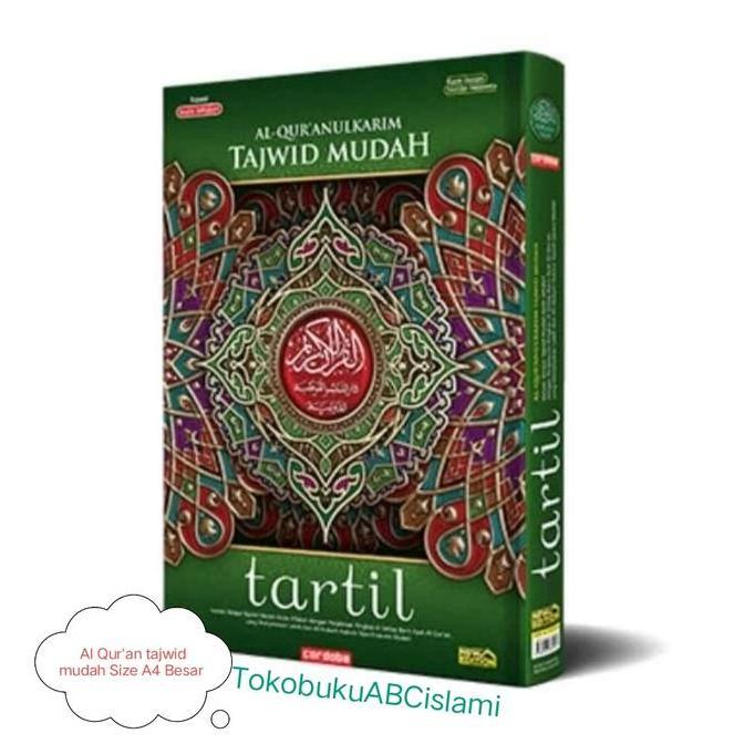 PREMIUM / Alquran Tajwid Mudah Tartil Cordoba Size A4 Besar - Alquran Tajwid