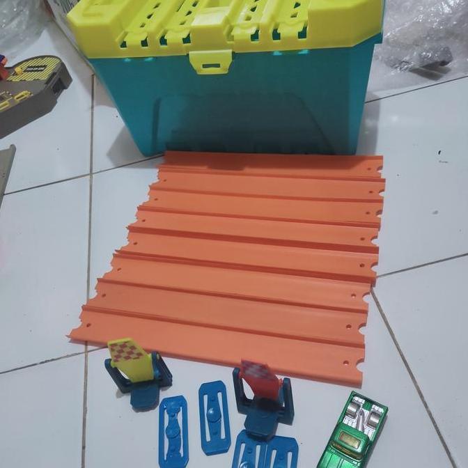TRACK HOTWHEELS MULTI LANE SPEED BOX BEKAS MIXX27