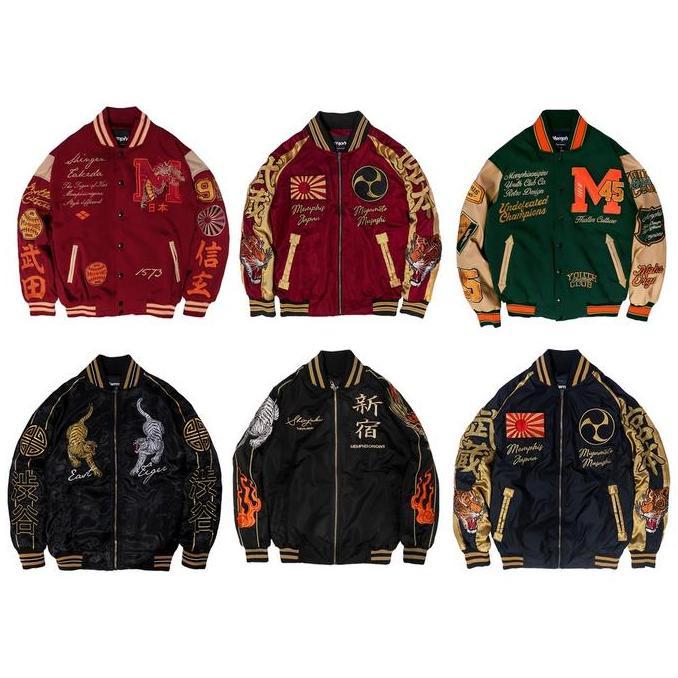 PREMIUM / Memphis Origins Jaket Varsity Memphisorigins Sukajan Shinjuku Takeda