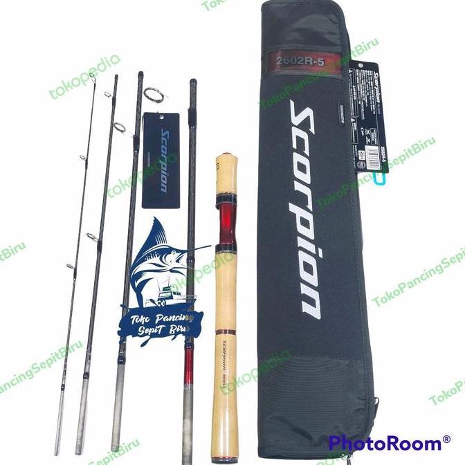 JORAN SPINNING SHIMANO SCORPION 2602R5 183cm 6-14lbs travel rod