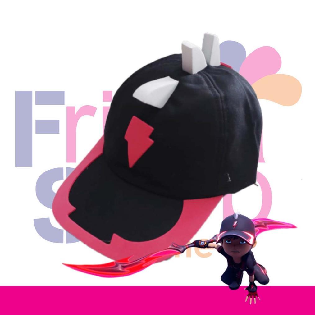 PAKET TOPI + SARUNG + MAINAN PEDANG TMBAK BOBOIBOY HALILINTAR THE MOVIE