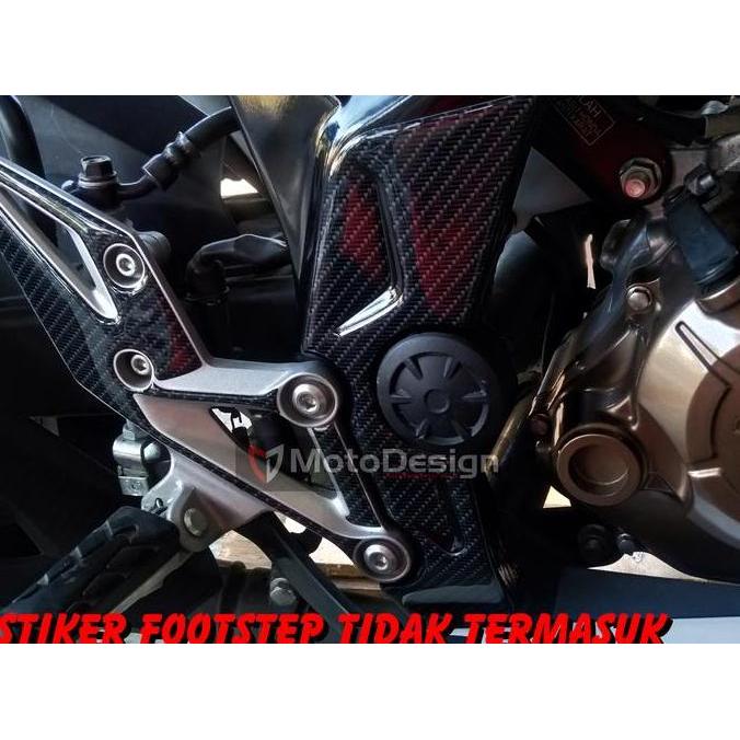 Stiker Timbul Carbon Protector Frame Pad Rangka NEW CBR150R CBR 150 R Diskon