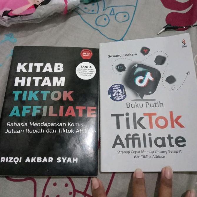 PREMIUM / kitab hitam tiktok affiliate dan buku putih tiktok affiliate