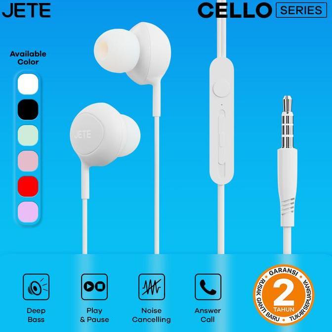 Crex- Handsfree - Earphone - Headset Jete Cello