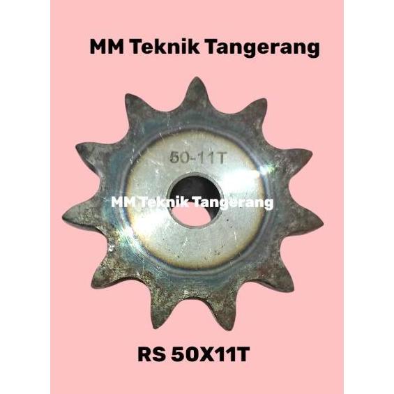 SPROCKET RS 50 X 11 T GEAR RANTAI SINGLE GIGI 50Z11 50X11T 50-11 50X11 FOR SALE