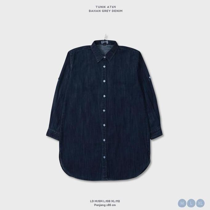 Sasha- Anyo At64 Atasan Tunik Nita Bahan Denim