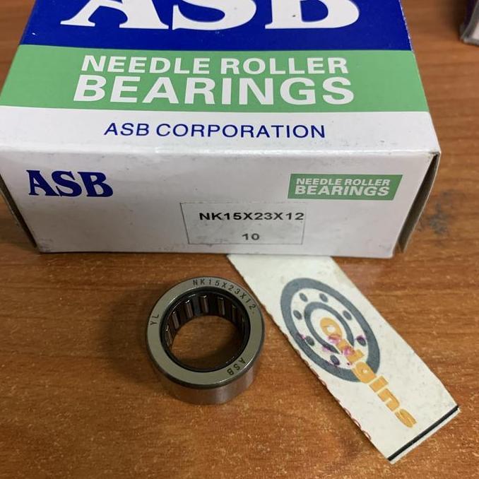 BEARING NK 15 X 23 X 12 NEEDLE BEARING NK 15 23 12 ASLI