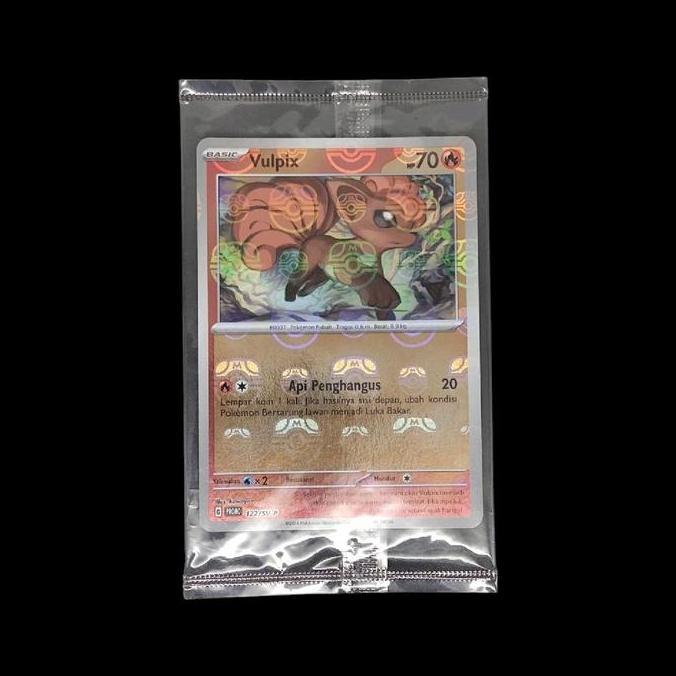 KARTU POKEMON TCG INDONESIA VULPIX MASTER BALL PROMO 122/SV-P SEALED RG99