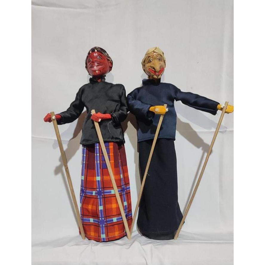 Wayang Golek Si cepot dan Dewala/Petruk 2 PCS Diskon
