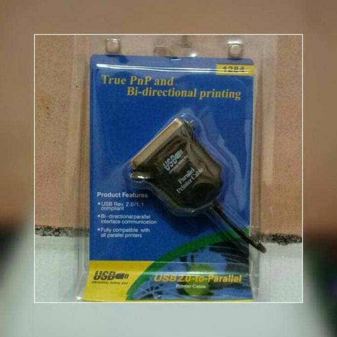 Nyui- Kabel Printer Lpt - Usb To Lpt / Usb To Pararel Printer