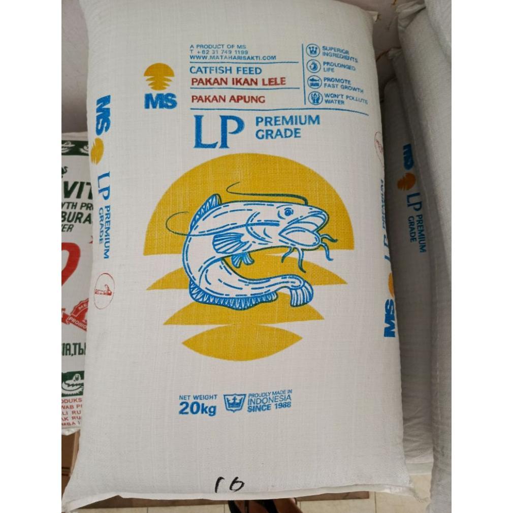 ( 20 Kg & 30 Kg) LP ( -1, -2 & -3 ) Pakan Lele, Pelet Apung. "ORIGINAL"