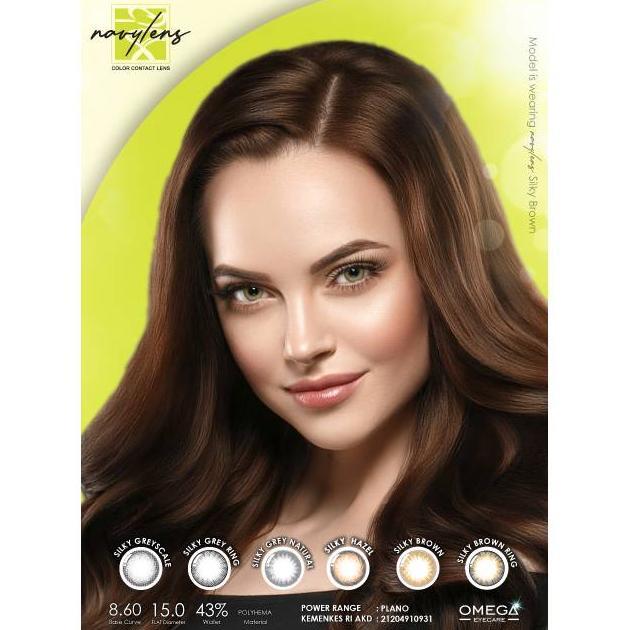 SOFTLENS NAVY LENS SILKY OMEGA 15MM