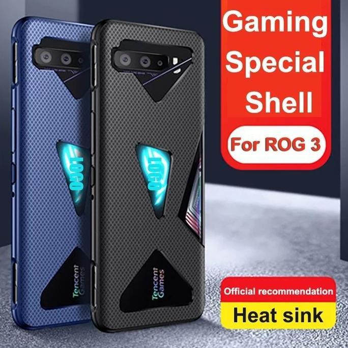 CASE ASUS PHONE 3 ROG 3 CARBON ANTI HEAT PROTECTION CAMERA ORIGINAL Aksesoris Handphone