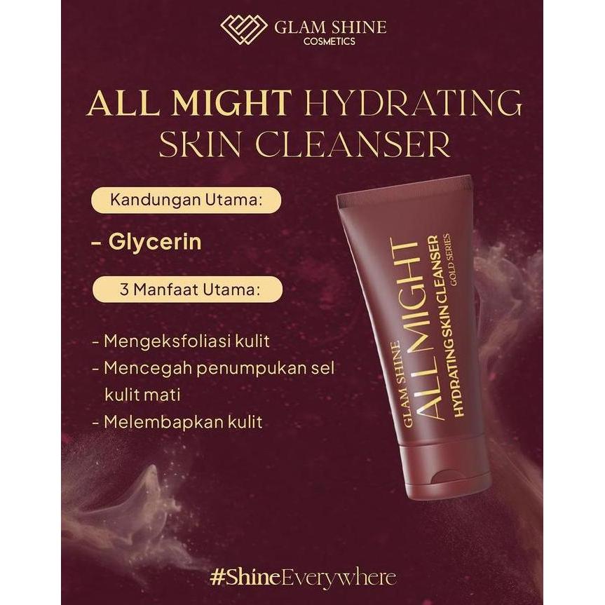 Lise- Glamshine Non-Hq Brhtening Skin System Cysteamine & Skin Barrier Care | Paket Skincare Daily N