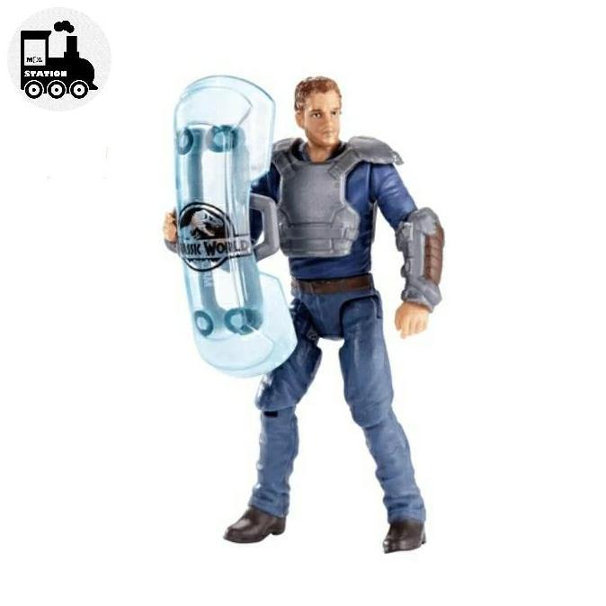 MATTEL JURASSIC WORLD - DINOSAUR TRAINER OWEN FIGURE MDLS27