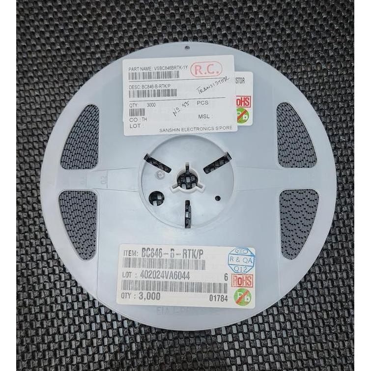 BEJ27 TRANSISTOR SMD BC846B BC846 NPN 65V 100MA SOT-23 GENERAL PURPOSE - HARGA PER 1 PCS
