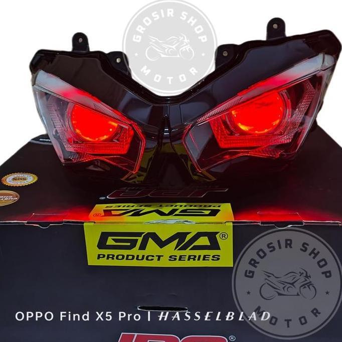 Lampu depan led + projie Zx25r Zx 25rr / Headlamp JPA Zx25rr Zx 25r