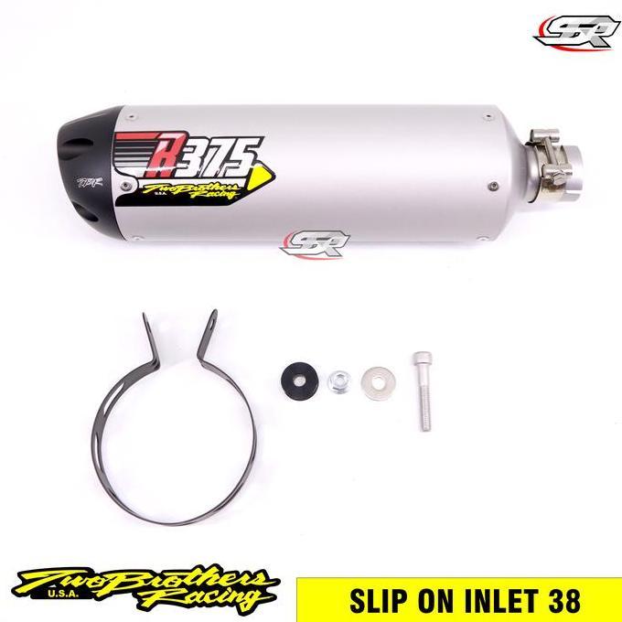 KNALPOT TBR TWO BROTHERS R375 UNIVERSAL INLET 38