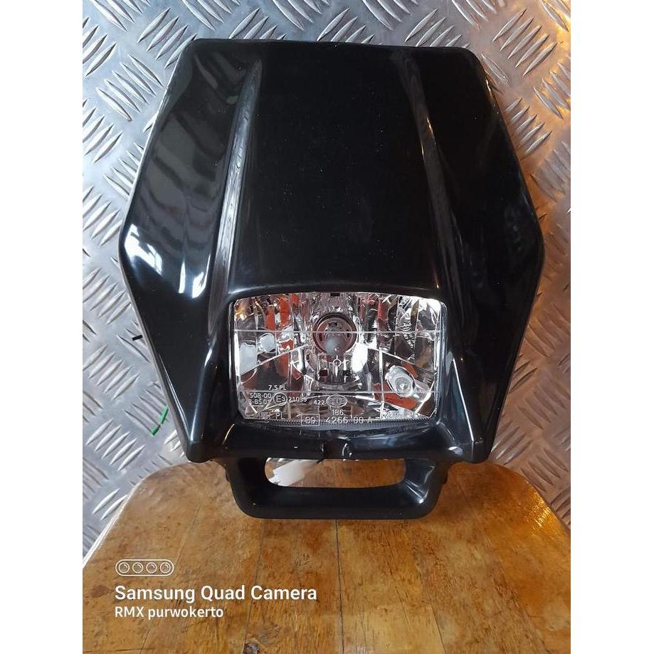 Lampu Depan Enduro Vintage UFO Ghibli Model Kawasaki Kdx