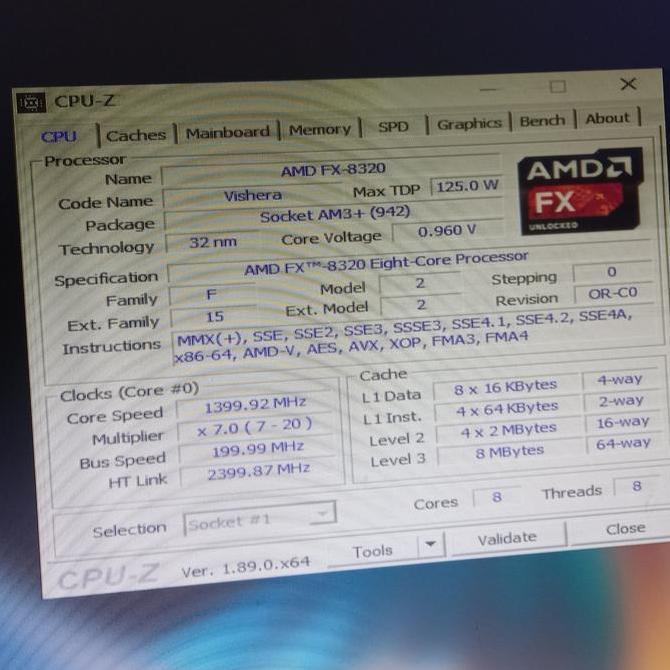 PROMO prosesor AMD fx8 8core pilih aja 8300 8320 8350 8370 8150 8320e am3+