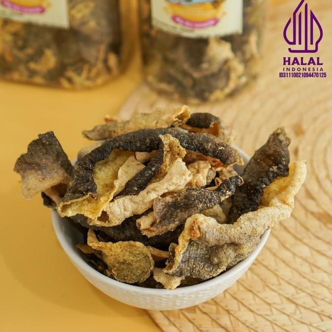 Comida - Kerupuk Kulit Ikan Salmon 1Kg Kerupuk Kulit Salmon Matang Tanpa Minyak Original