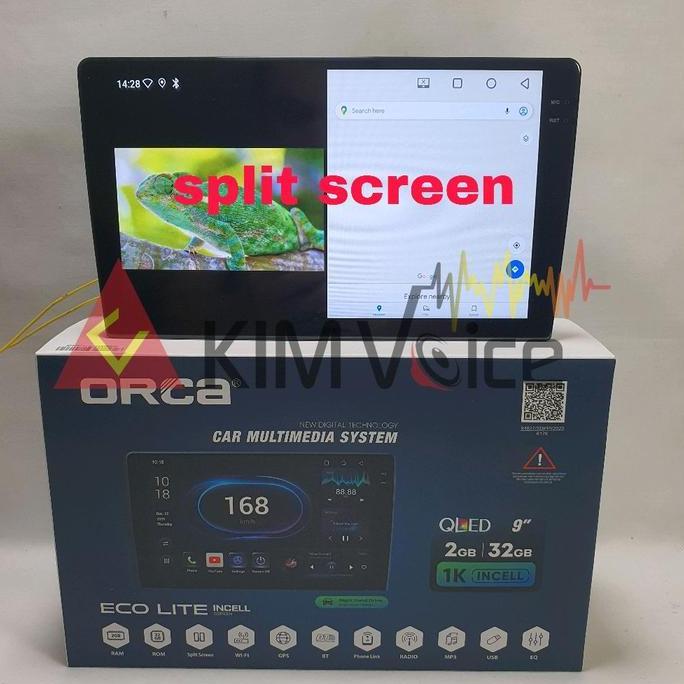 Head Unit Android Orca Eco Lite ADR-9988 9 inch
