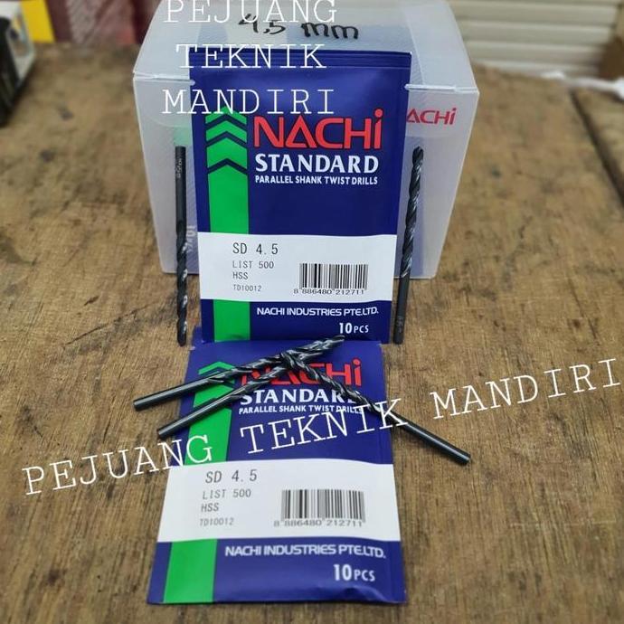 Superkit- Mata Bor Besi Nachi 4.5Mm / Matabor Nachi 4.5 Mm Nachi