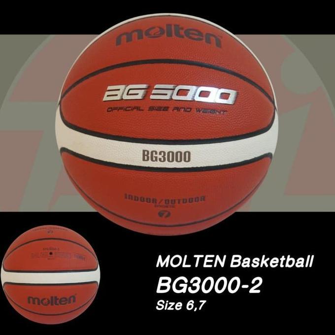 Qkqk- Bola Basket Bg3000 - Basket Molten Bg 3000 Perbasi Molten