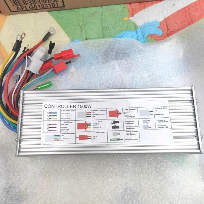Bldc Brushless Controler Sepeda Motor Listrik 1500W 48V 64V 72V