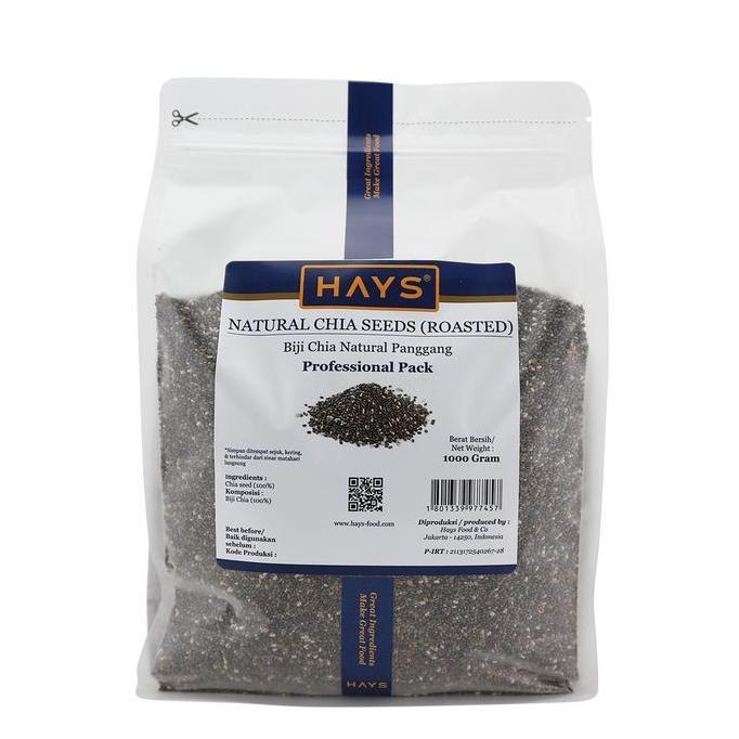 Comida - Hays - Natural Chia Seed (Roasted) 1 Kg / Biji Chia Natural (Panggang) 1000 G