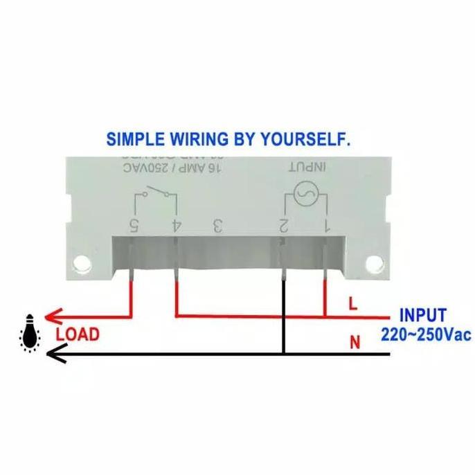Timer Dc 12V Sinotimer Digital Time Switch Otomatis Dc