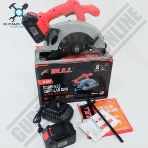 RANMEU Mesin Circular Saw Cordless BULL BL588 - Gergaji Kayu 7inch Cordless BULL BL 588