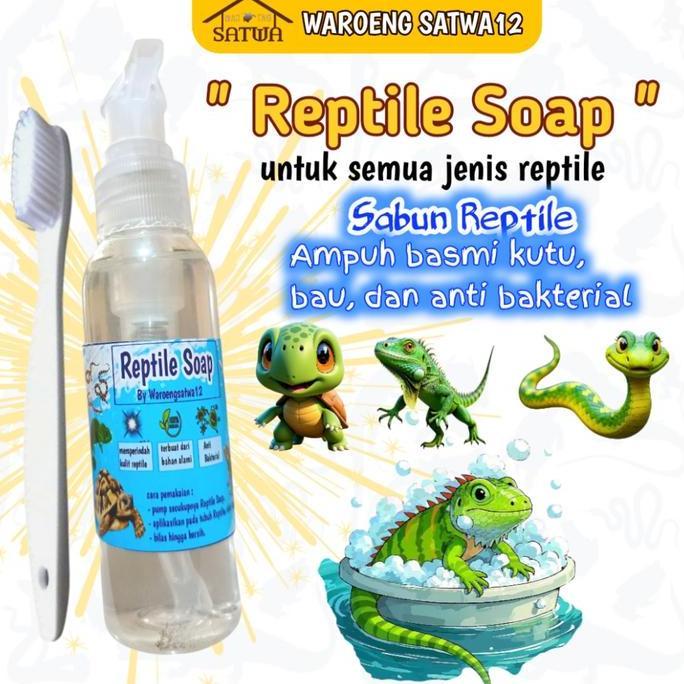 GRATIS SIKAT Reptile soap sabun kura kura tortoise kura-kura darat pembersih tempurung turtle brazil