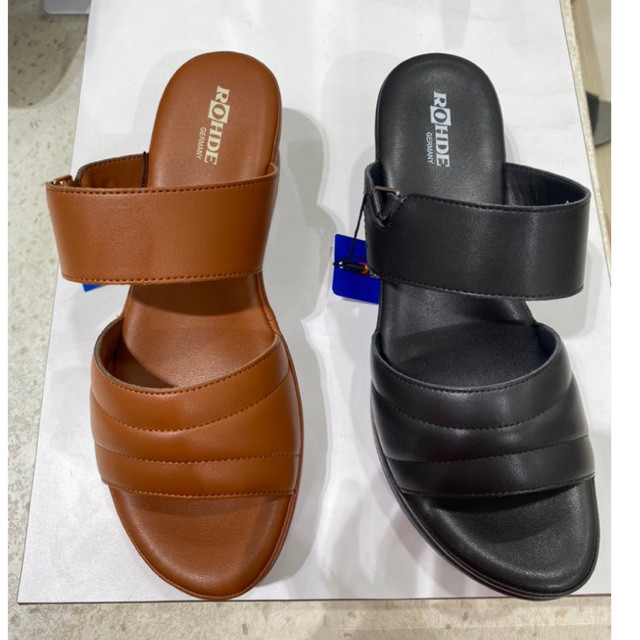 SANDAL ROHDE ART 6902 - SANDAL WANITA KULIT model wedges