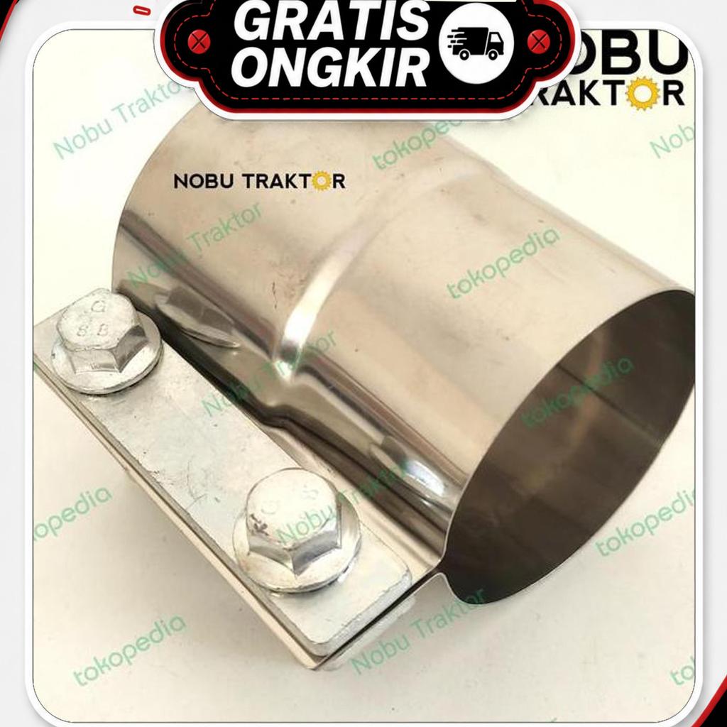 Klem Pipa Knalpot Clamp Muffler 60Mm - 65Mm Zaxis Zx110M Zx110 Zx110-E Zx180W Zx160W Zx160Lc-3 Zx160