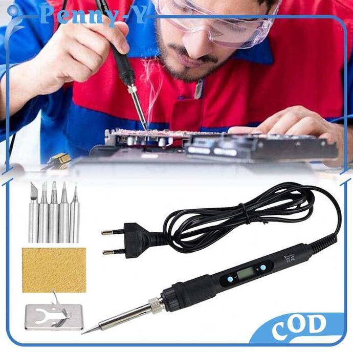 VIOVYS 80w Set Soldering Iron Adjustable Solder Electric Solder 80watt Digital Lcd Display
