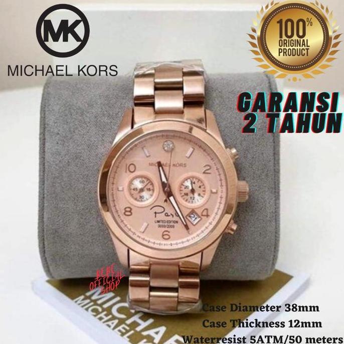 Best Seller [ORIGINAL] MICHAEL KORS Jam Tangan Wanita MK5716 Rosegold / Jam Wanita Berkualitas 100% 