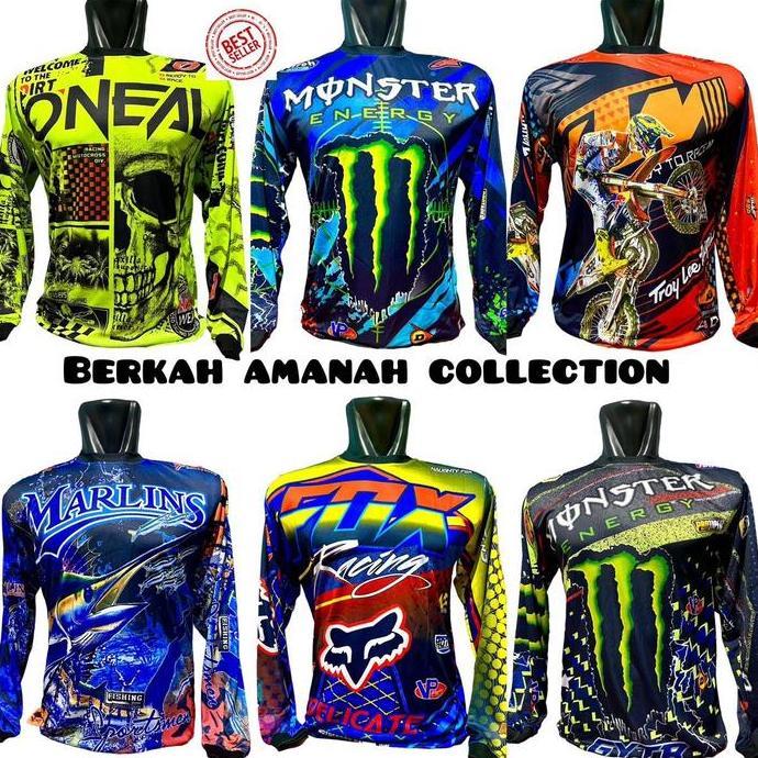 Jrs - Baju Balap Dewasa/ Kaos Balap Pria/ Atasan Balap Motorcross/ Baju Trail Motorcross Dewasa