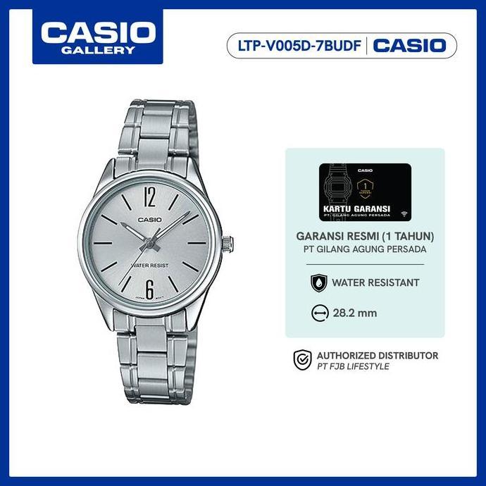 Casio Jam Tangan Wanita General LTP-V005D-7BUDF Original Analog