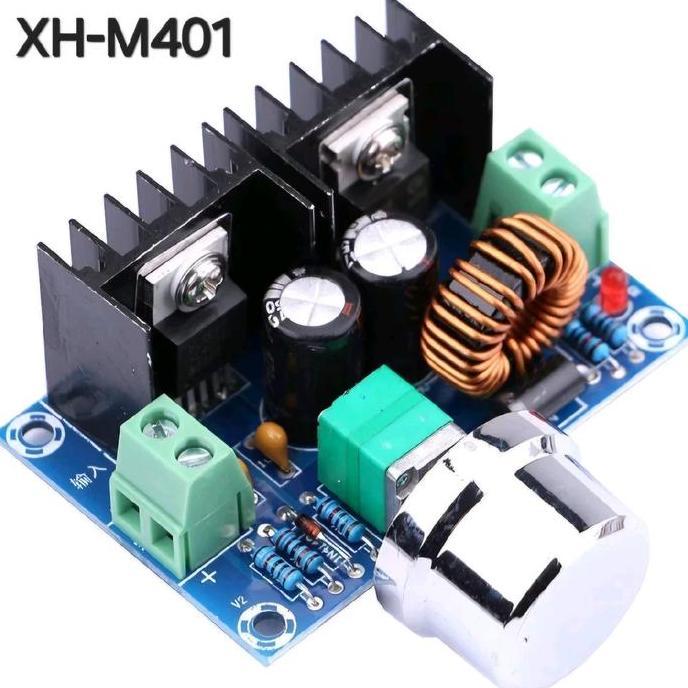 XH-M401 XL4016 DC STEP DOWN VOLTAGE BUCK CONVERTER TERBAIK