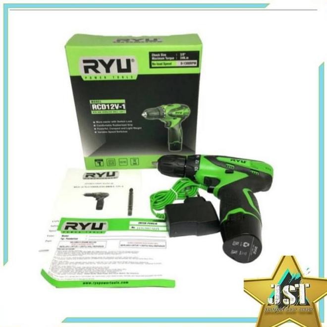 Ryu Mesin Bor Cordless Ryu Rcd 12V1 Bor Mesin Bor Obeng