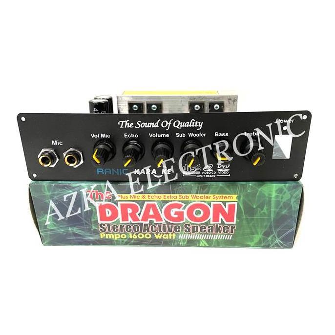 KIT POWER AMPLIFIER SPEAKER AKTIF STEREO KARAOKE PLUS ECHO TERMURAH