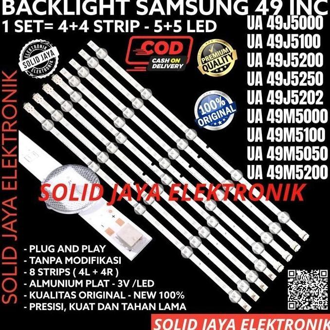 BACKLIGHT SAMSUNG UA49M5000AK U49M5100AK UA49M5000 UA49M5100 AK BL LED BEST QUALITY