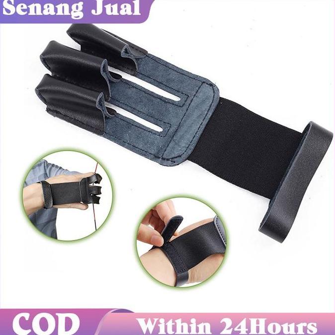 DEFAECO Sarung Tangan Memanah / Kulit Sintetis / Archery Gloves / Untuk Aula Latihan Panahan
