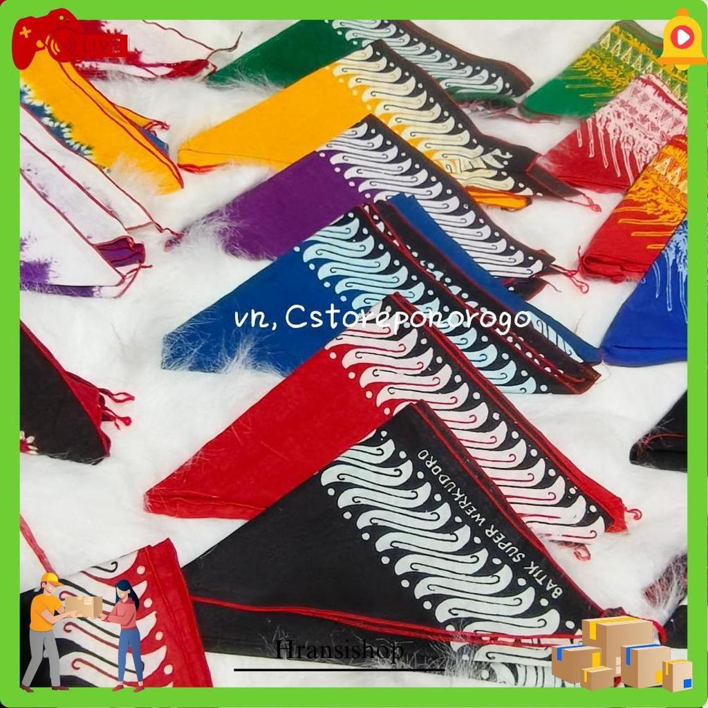 Udeng Segitiga Kualitas Premium Werkudoro Asli 26 Motif / Udeng Banyuwawi / Udeng Jawa / Iket Bali /