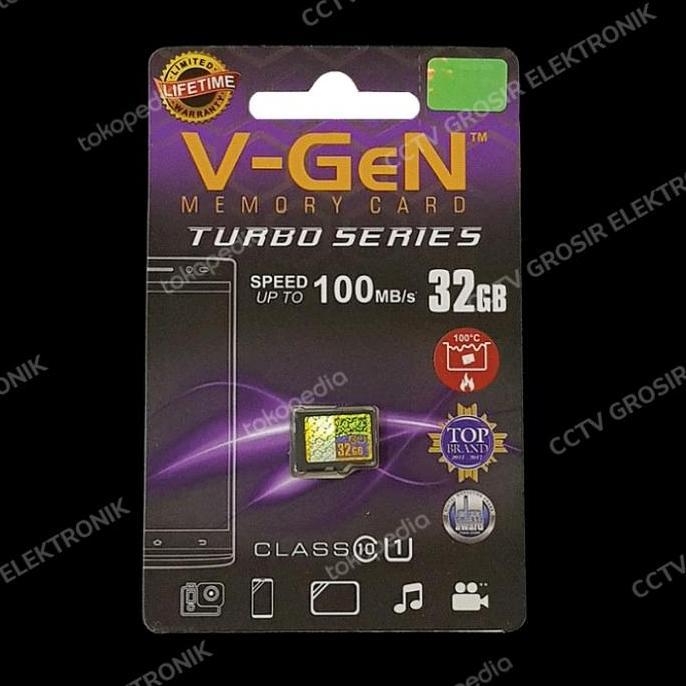 V-GeN Micro SD 32 GB Memory Card VGeN MicroSD 32GB